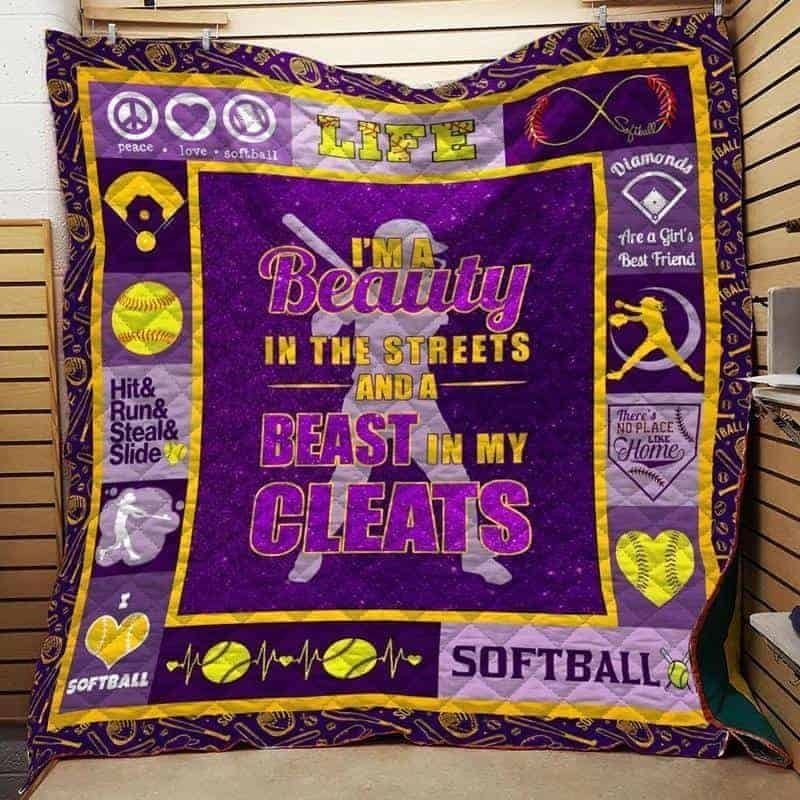 Softball CLA1610753Q Quilt Blanket