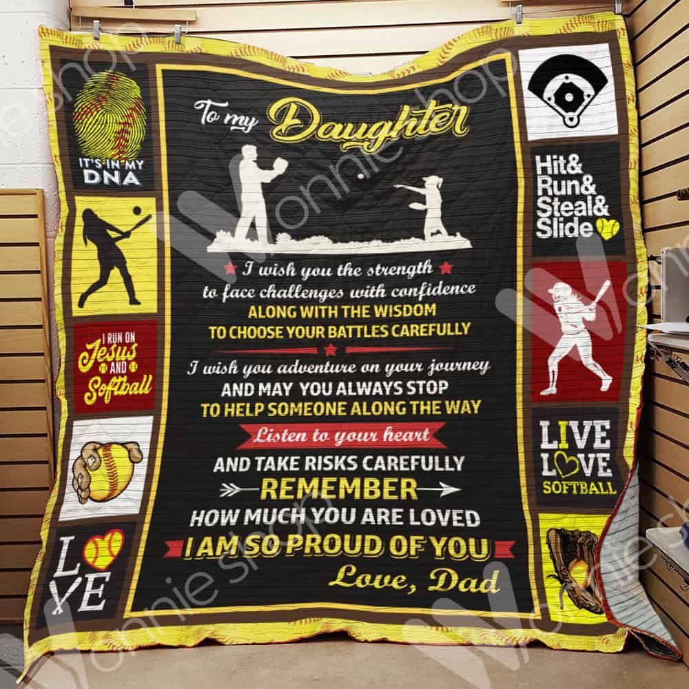 Softball Dad Quilt Blanket DHC0602753TD