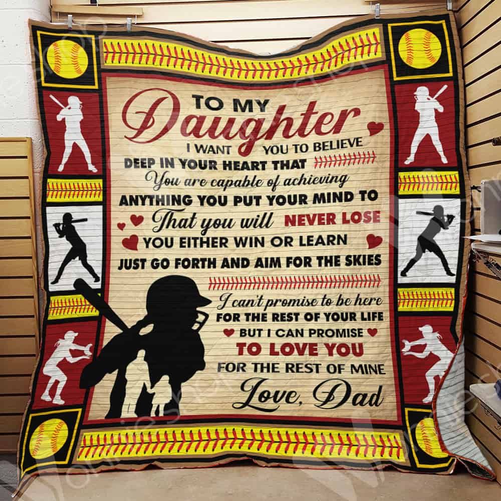 Softball Dad Quilt Blanket DHC0602757TD