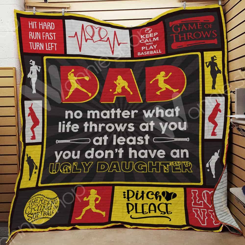 Softball Dad Quilt Blanket DHC1102318TD