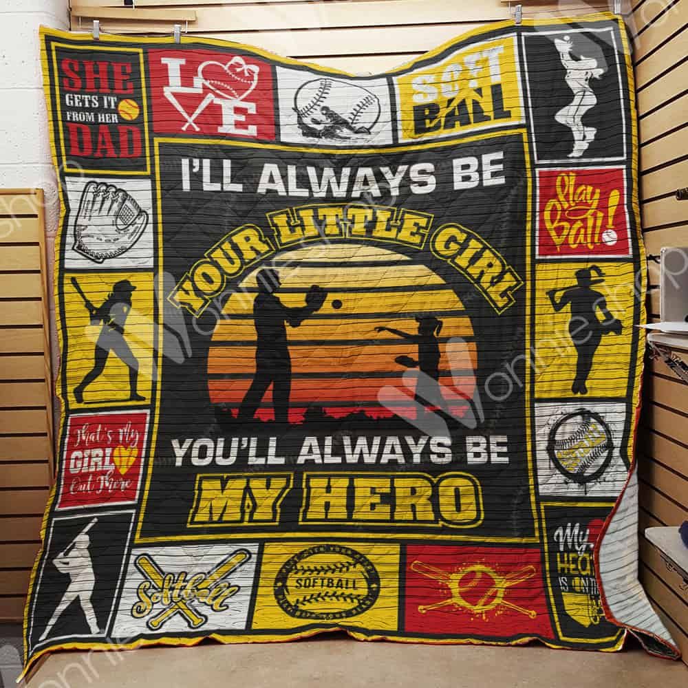 Softball Dad Quilt Blanket DHC1102375TD