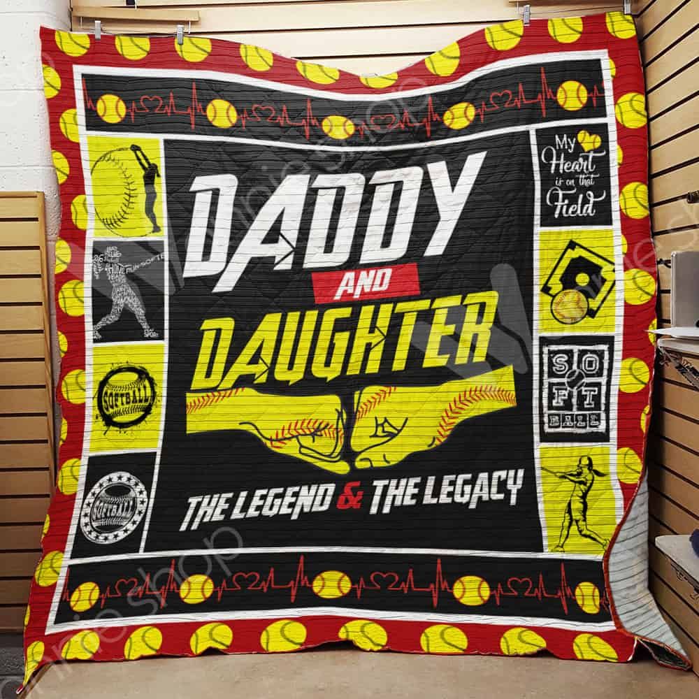 Softball Dad Quilt Blanket DHC1102395TD