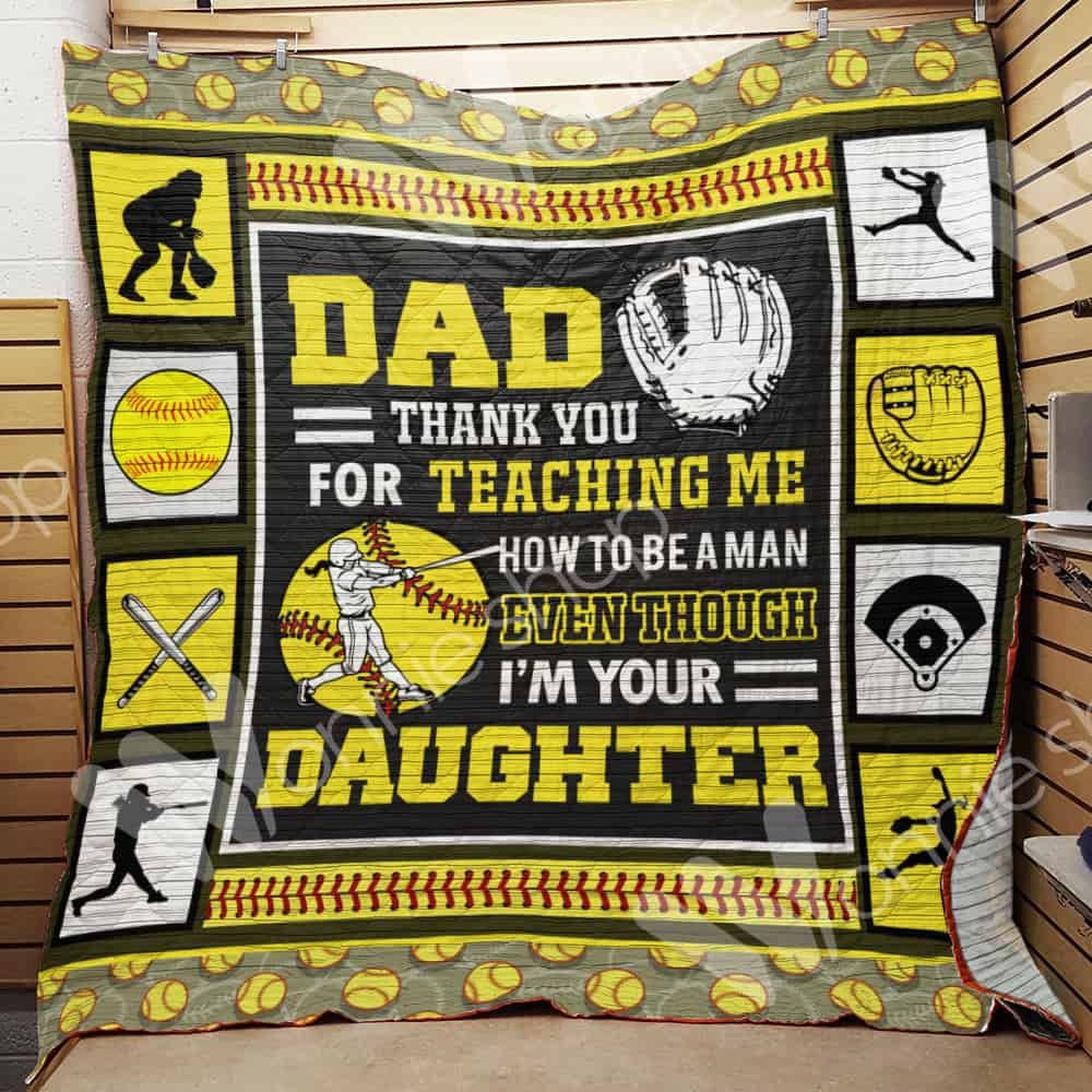 Softball Dad Quilt Blanket DHC1102409TD