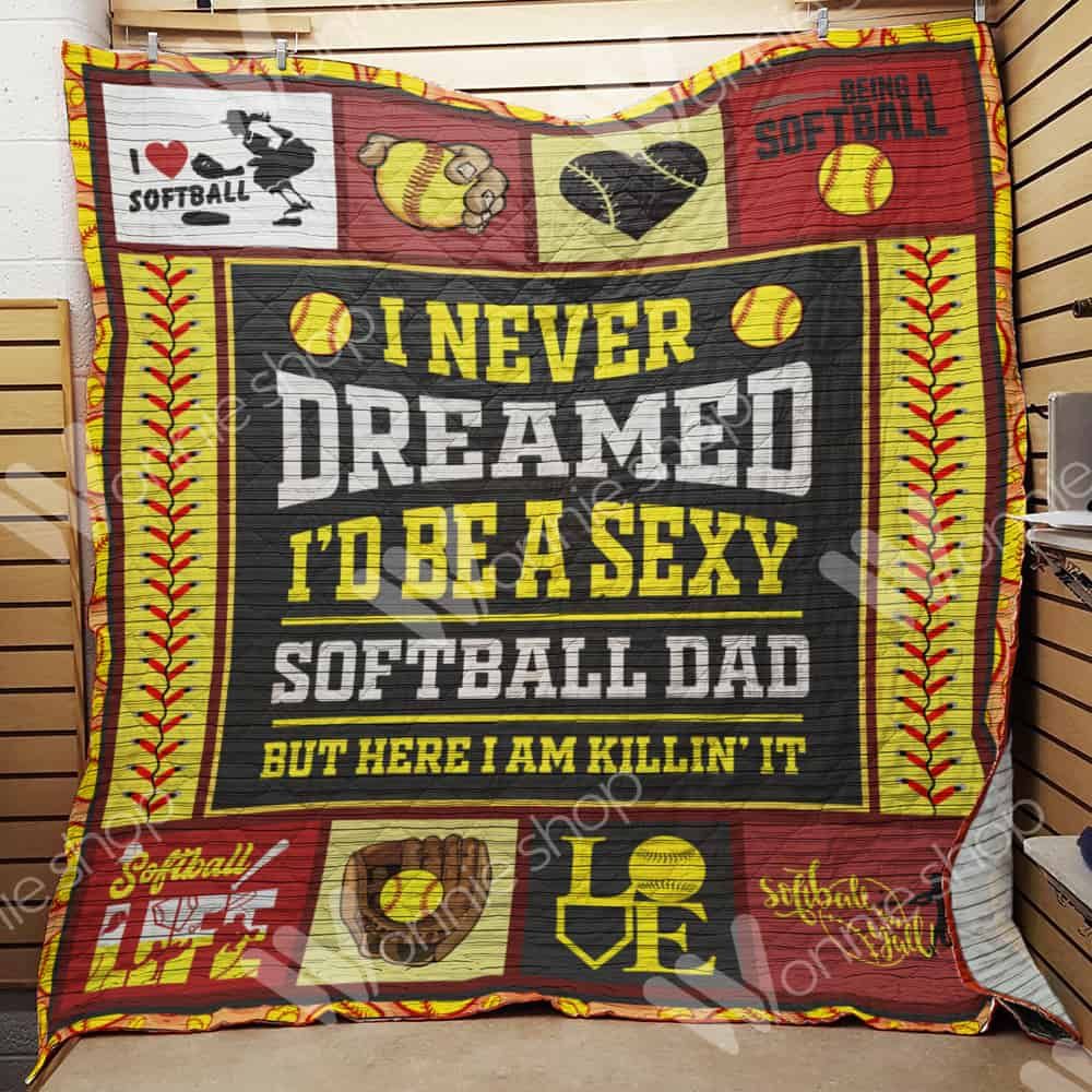 Softball Dad Quilt Blanket DHC1102457TD