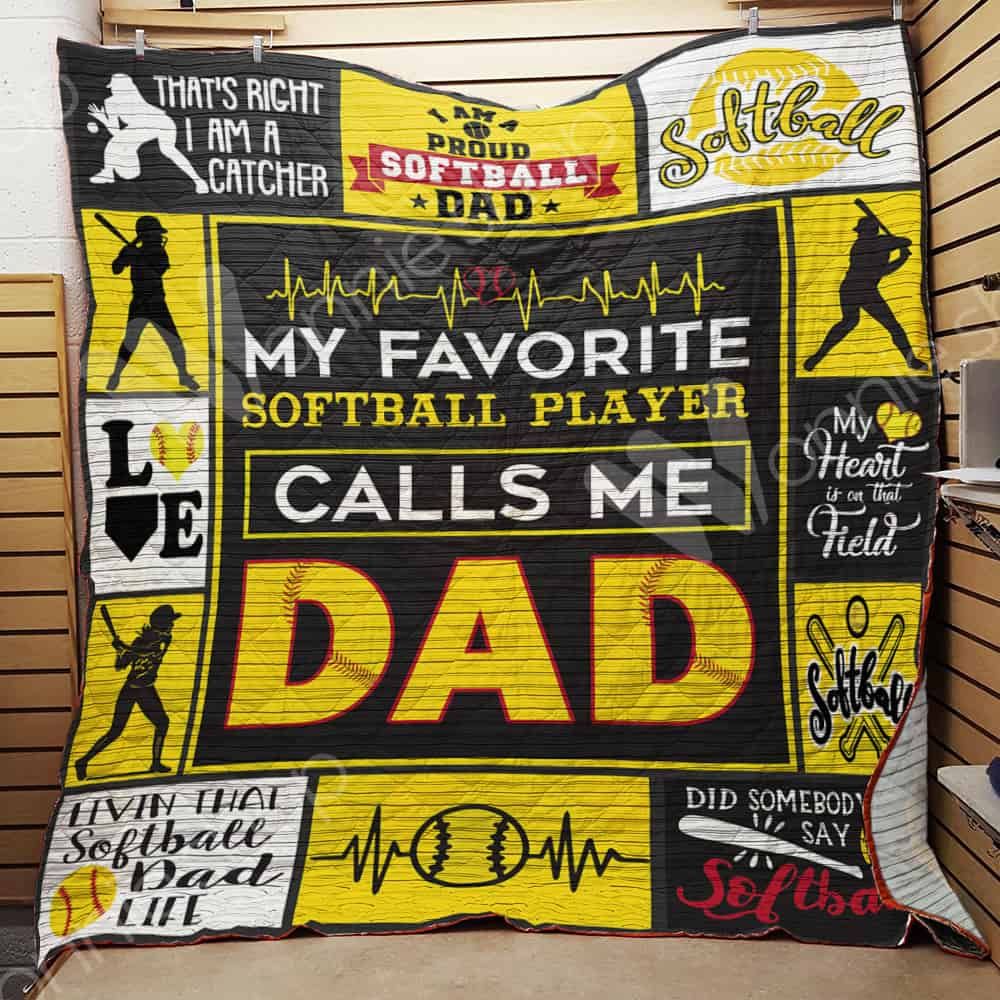 Softball Dad Quilt Blanket DHC1102488TD