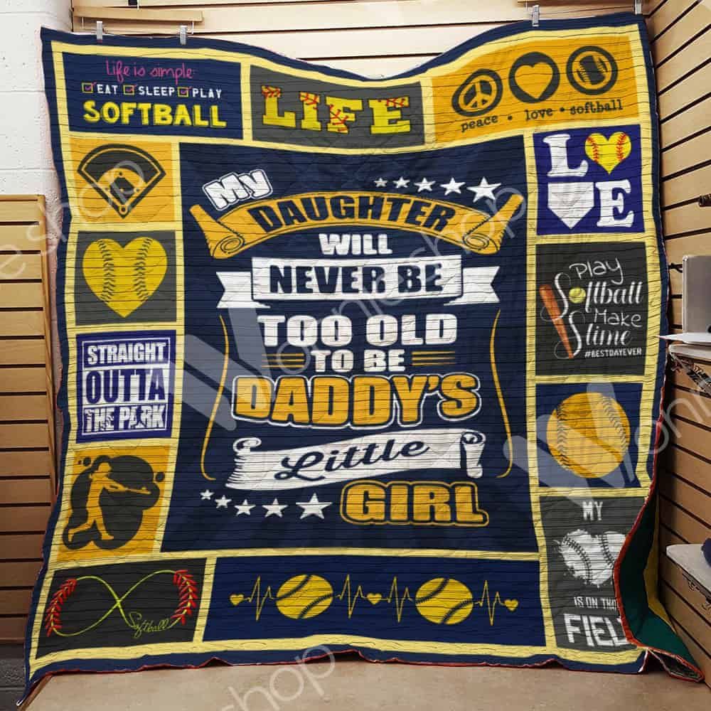 Softball Dad Quilt Blanket DHC1102596TD