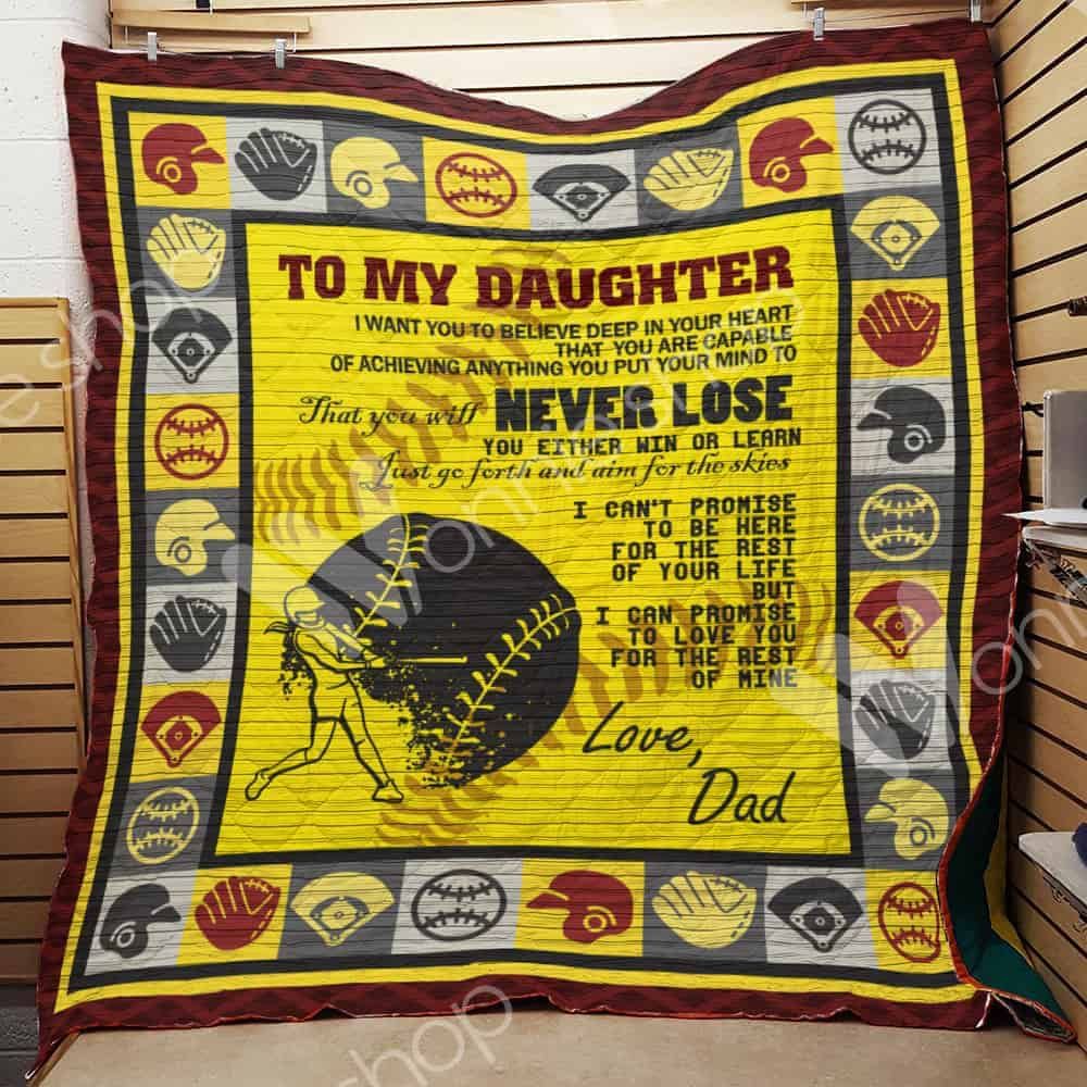 Softball Dad Quilt Blanket DHC1102658TD