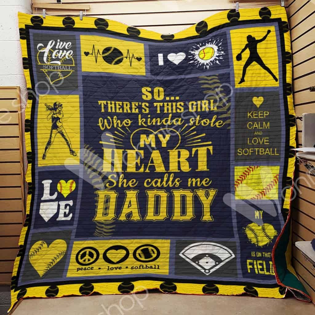 Softball Dad Quilt Blanket DHC1102668TD