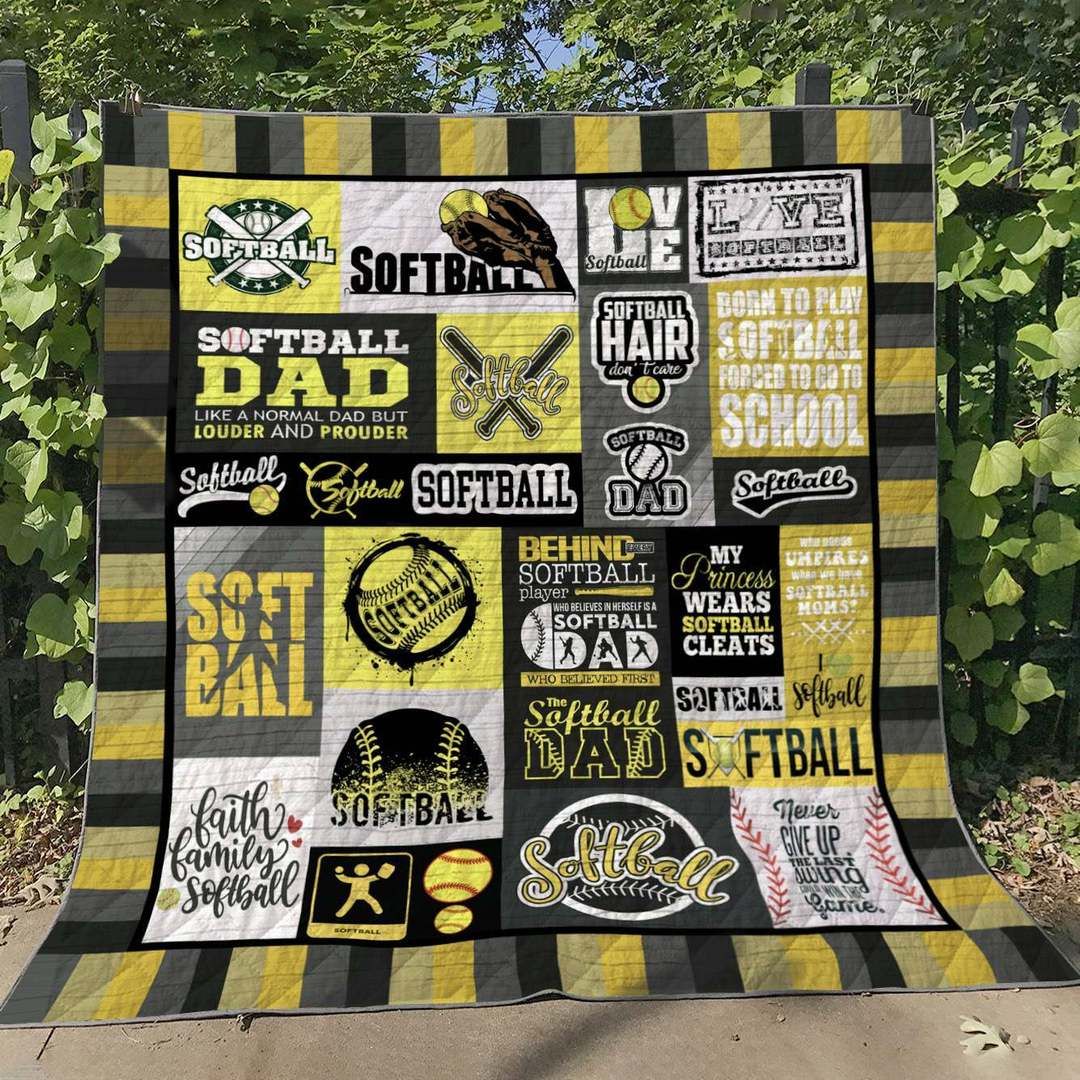 Softball Dad VB050628 Quilt Blanket