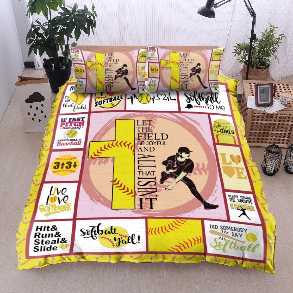 Softball  Bedding Set