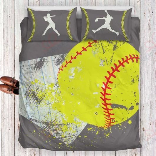 Softball Girl Bedding Set
