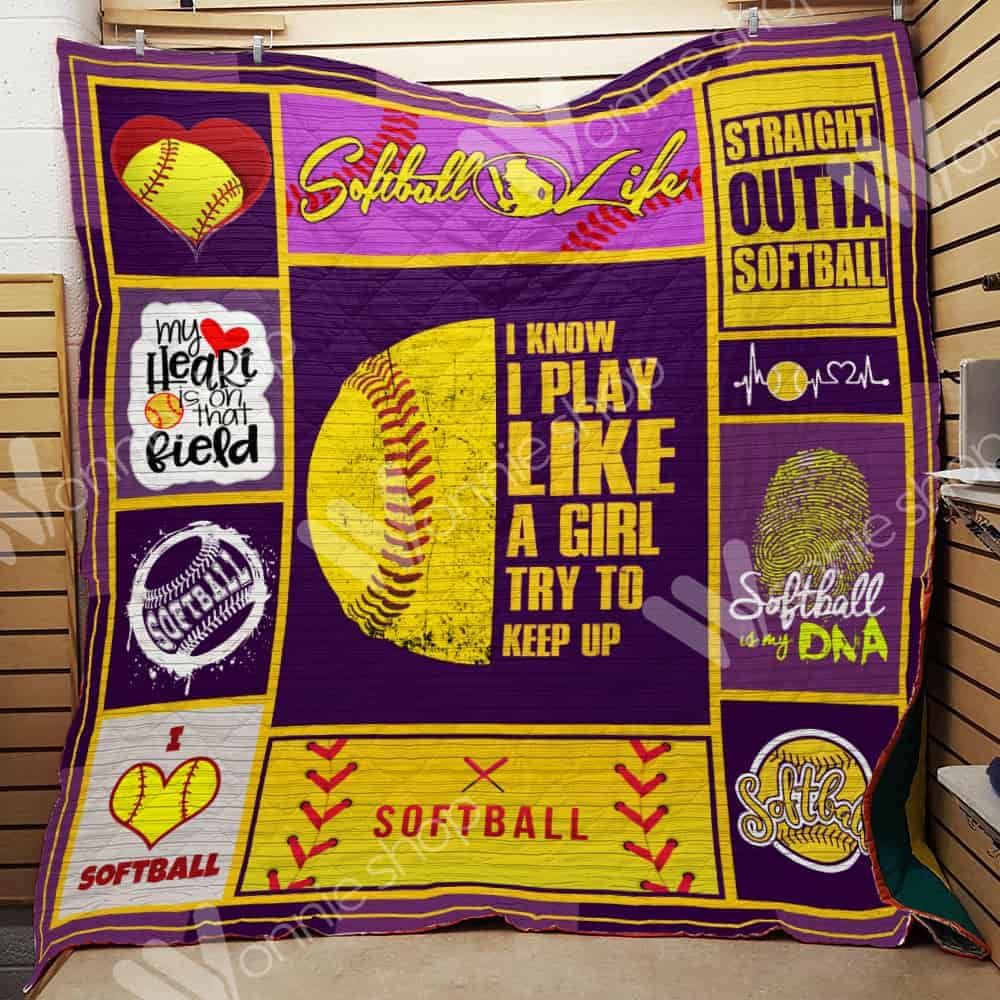 Softball Girl Quilt Blanket DHC1102792TD