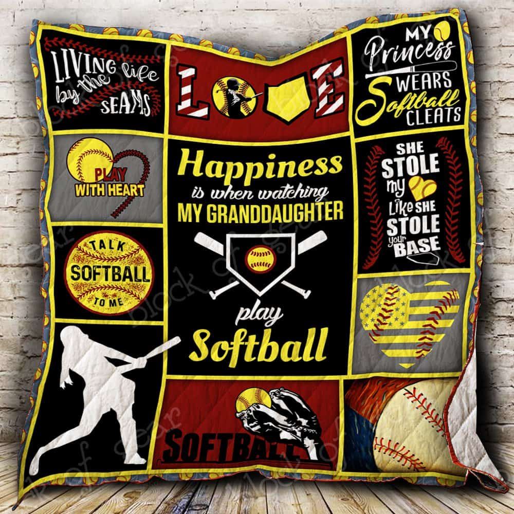 Softball Grandma Quilt P244 Dhc11121515Dd