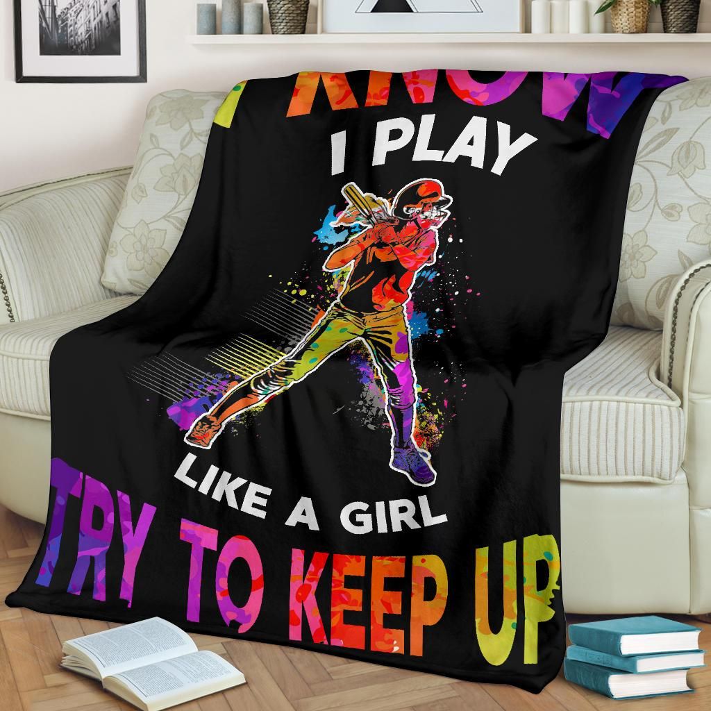 Softball I Play Like A Girl Quilt Blanket DHC020120106TD