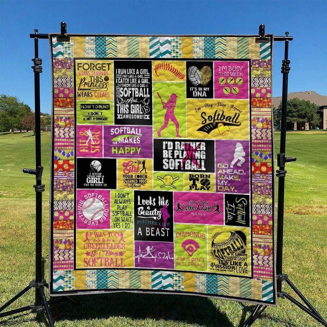 Softball LD2109373CL Quilt Blanket