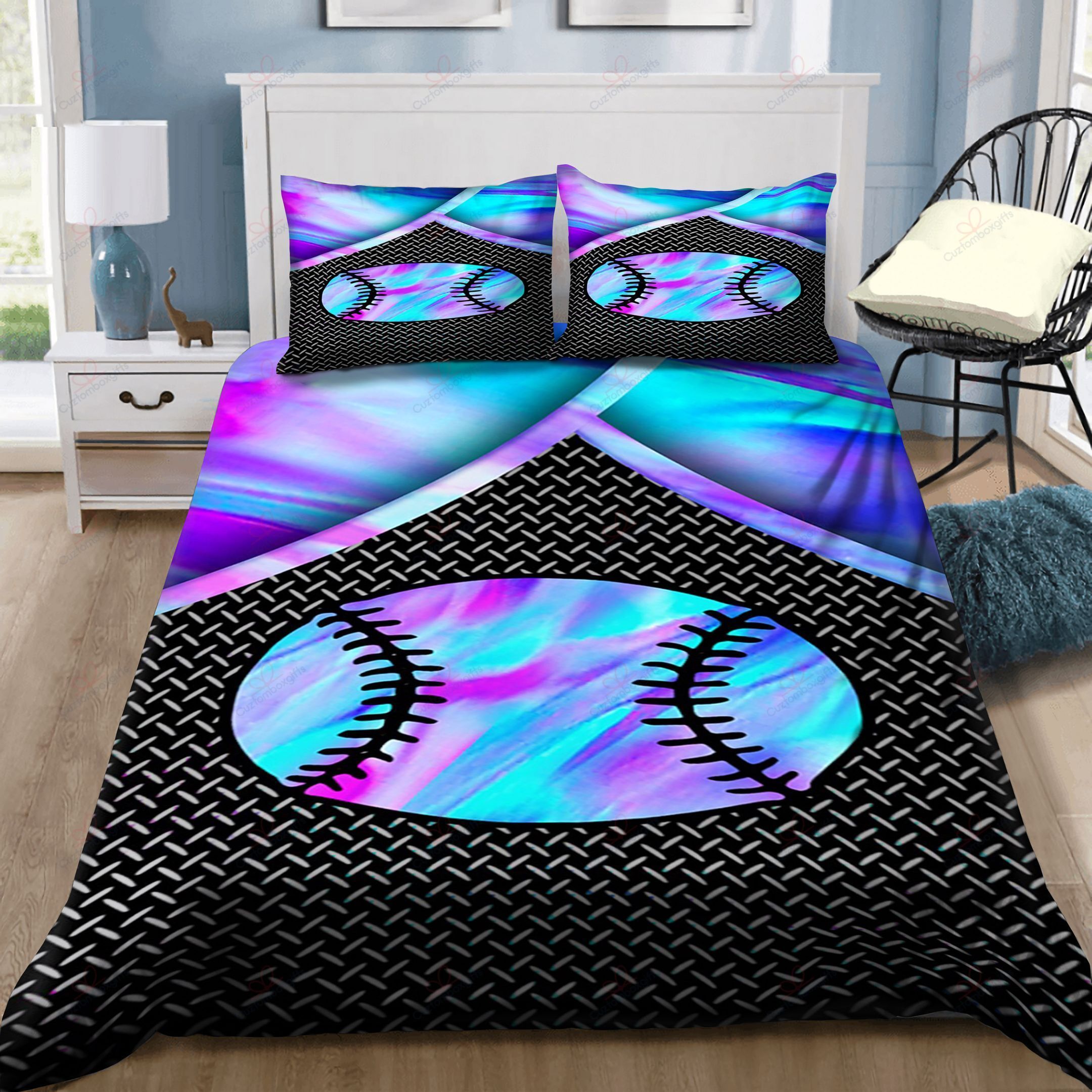 Softball Liquid Bedding Set