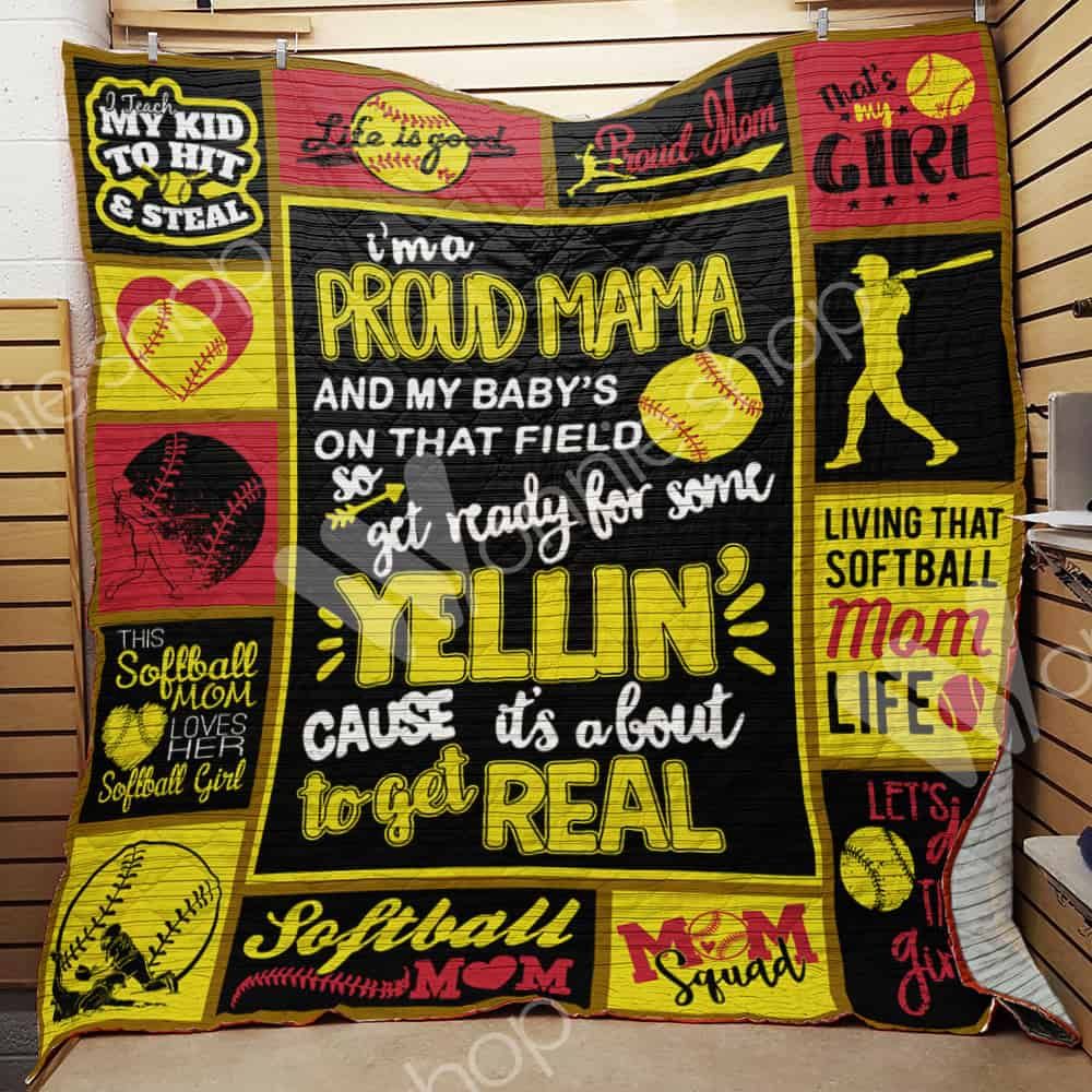 Softball Mom Quilt Blanket DHC03021064TD
