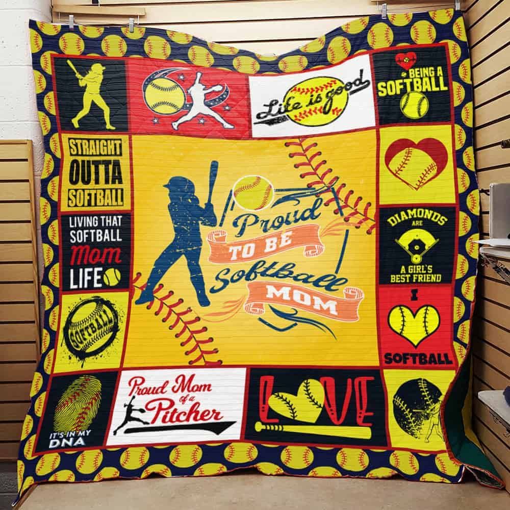 Softball Mom Quilt Blanket DHC0502771TD