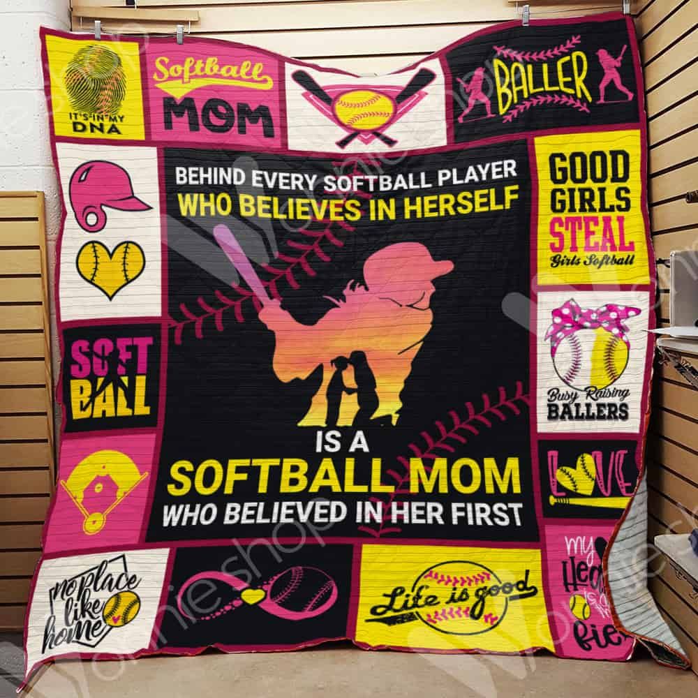 Softball Mom Quilt Blanket DHC0602853TD