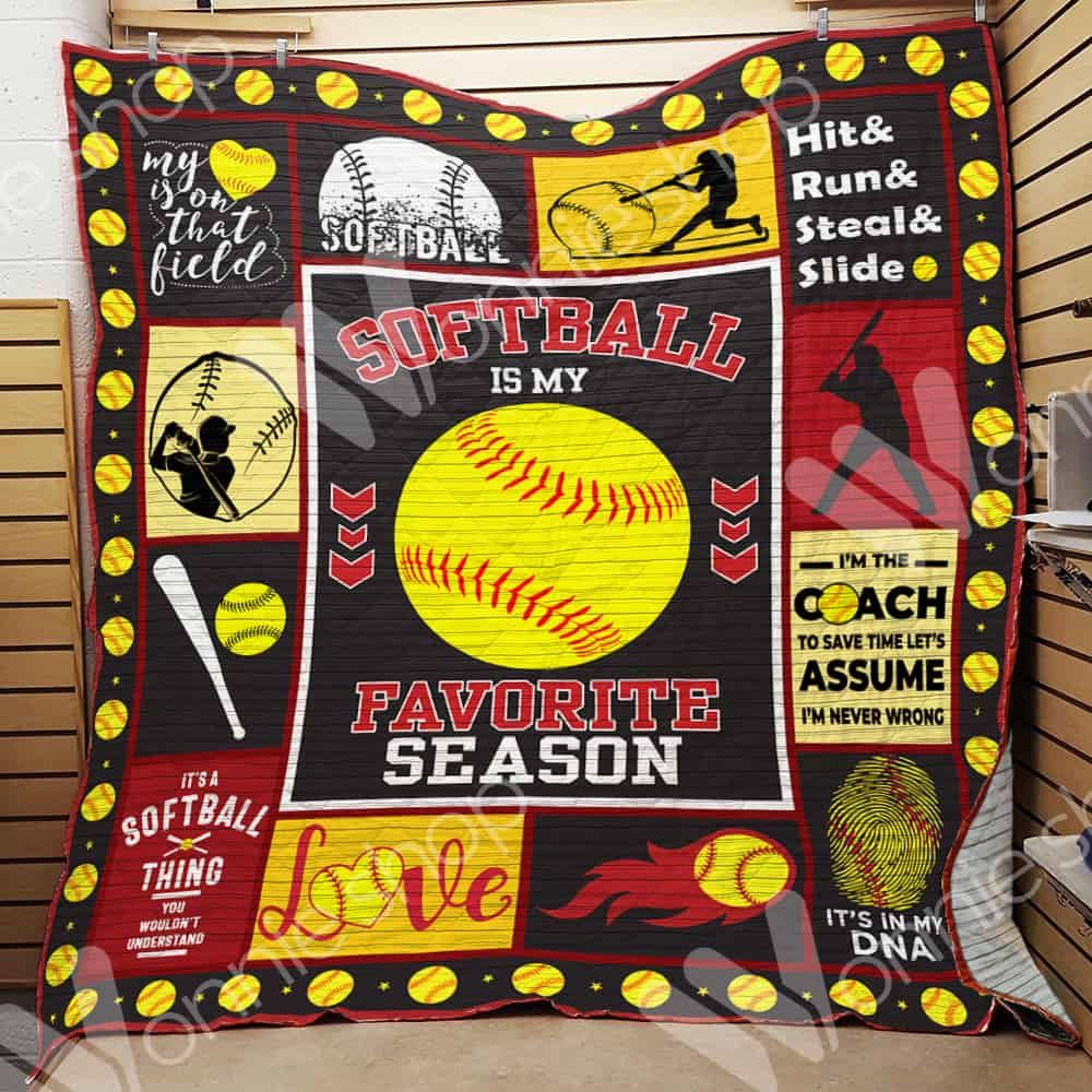 Softball Quilt Blanket DHC01021021TD