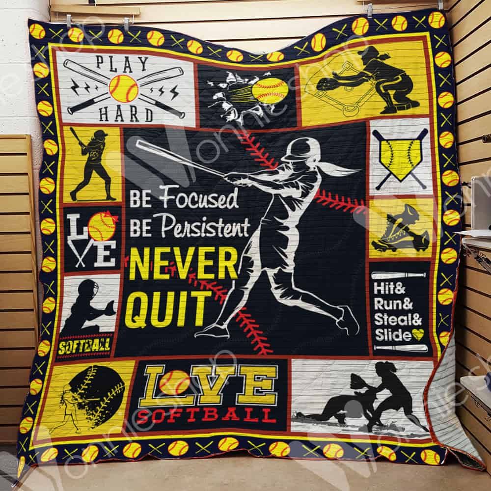Softball Quilt Blanket DHC01021045TD