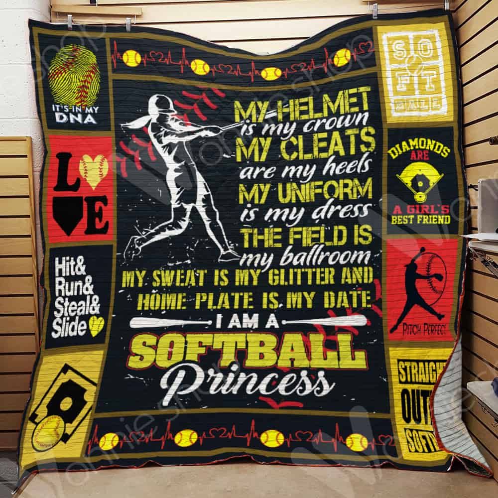 Softball Quilt Blanket DHC01021107TD