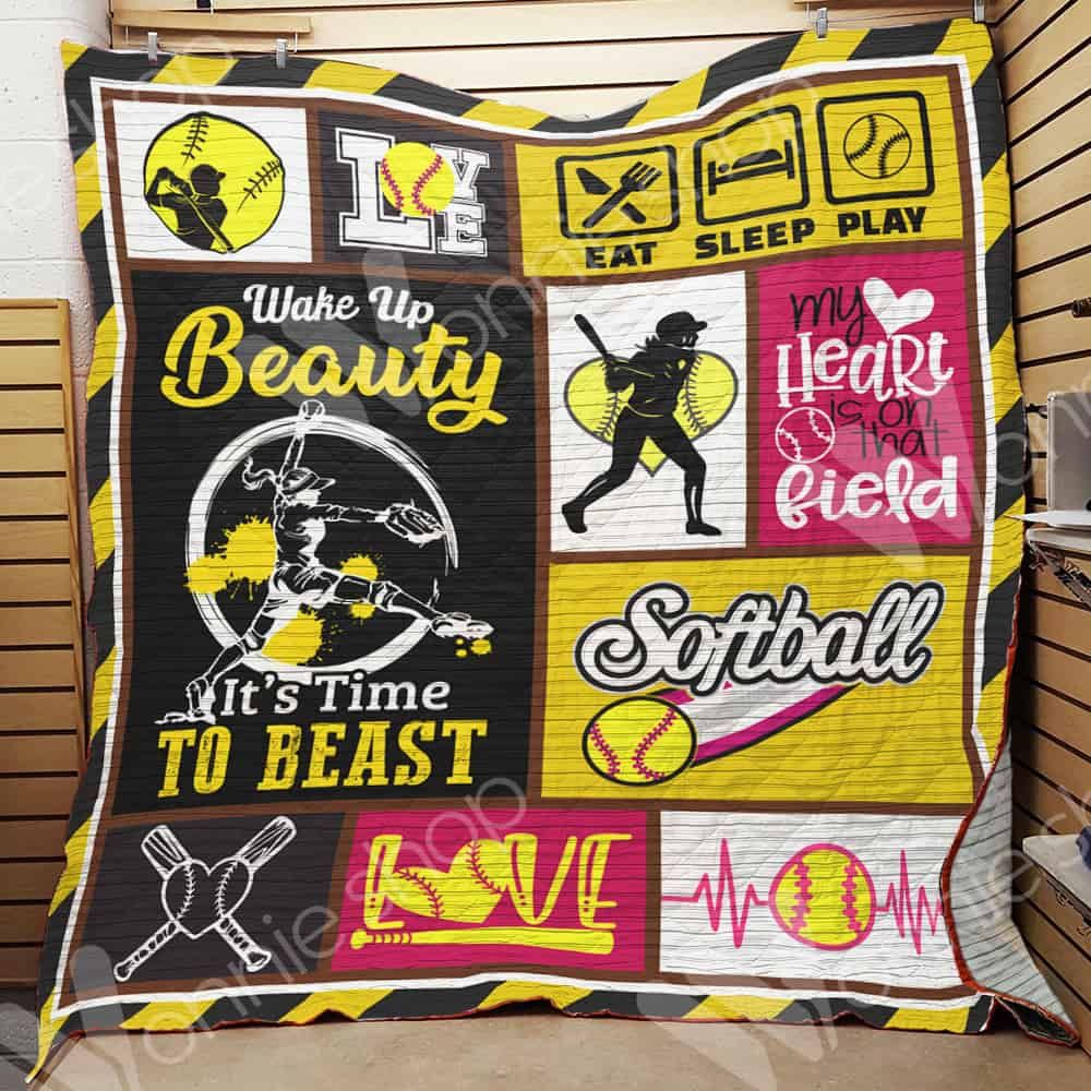 Softball Quilt Blanket DHC01021192TD
