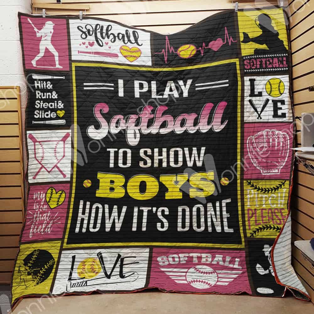 Softball Quilt Blanket DHC03021020TD