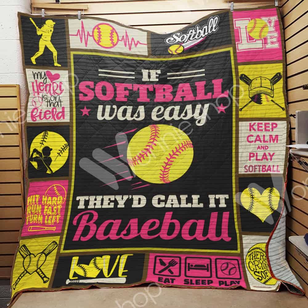 Softball Quilt Blanket DHC03021036TD