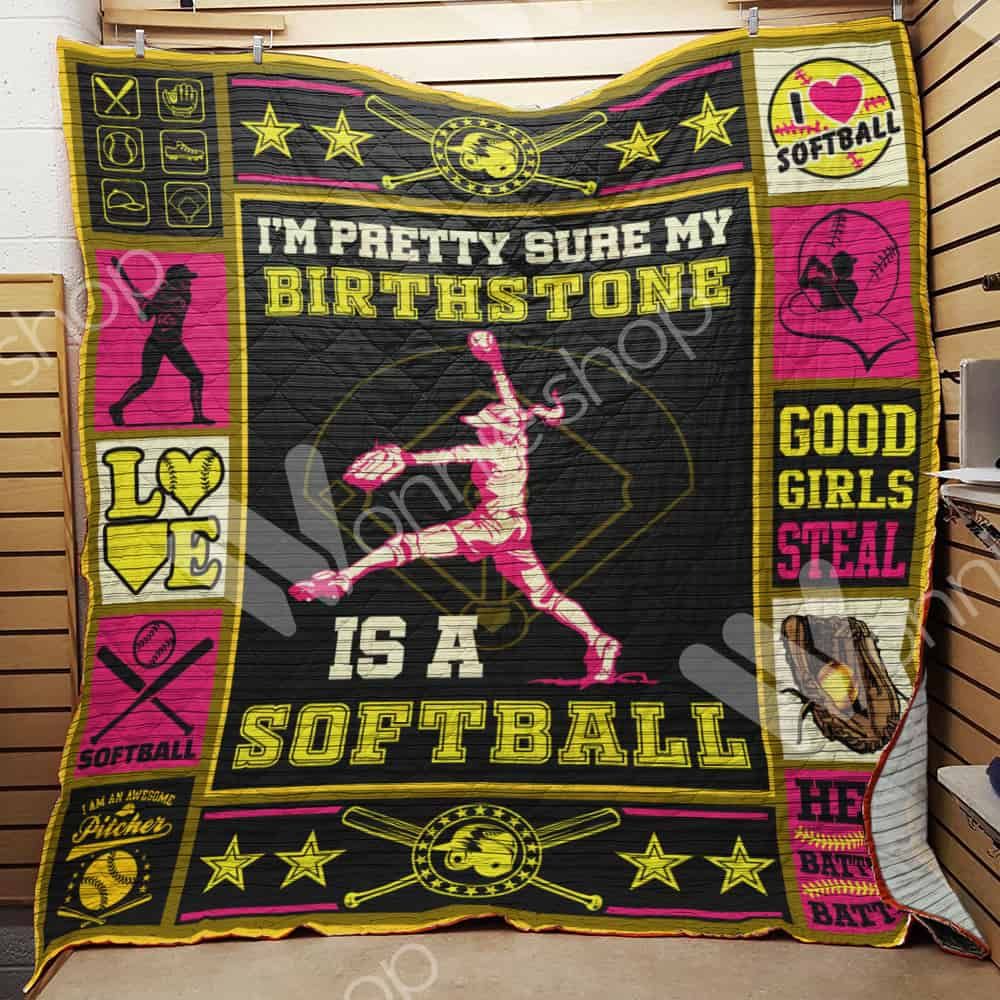 Softball Quilt Blanket DHC03021043TD