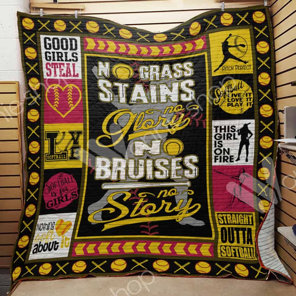 Softball Quilt Blanket DHC03021087TD