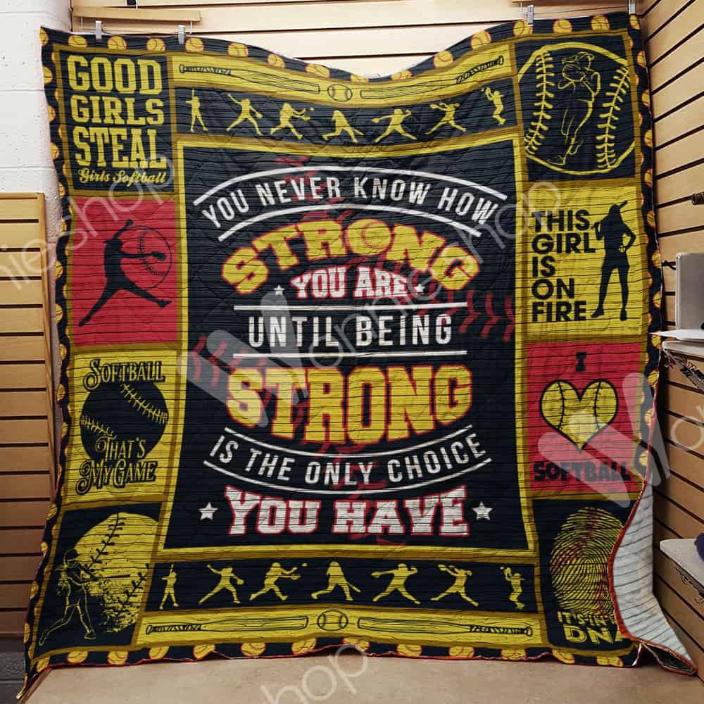 Softball Quilt Blanket DHC03021316TD