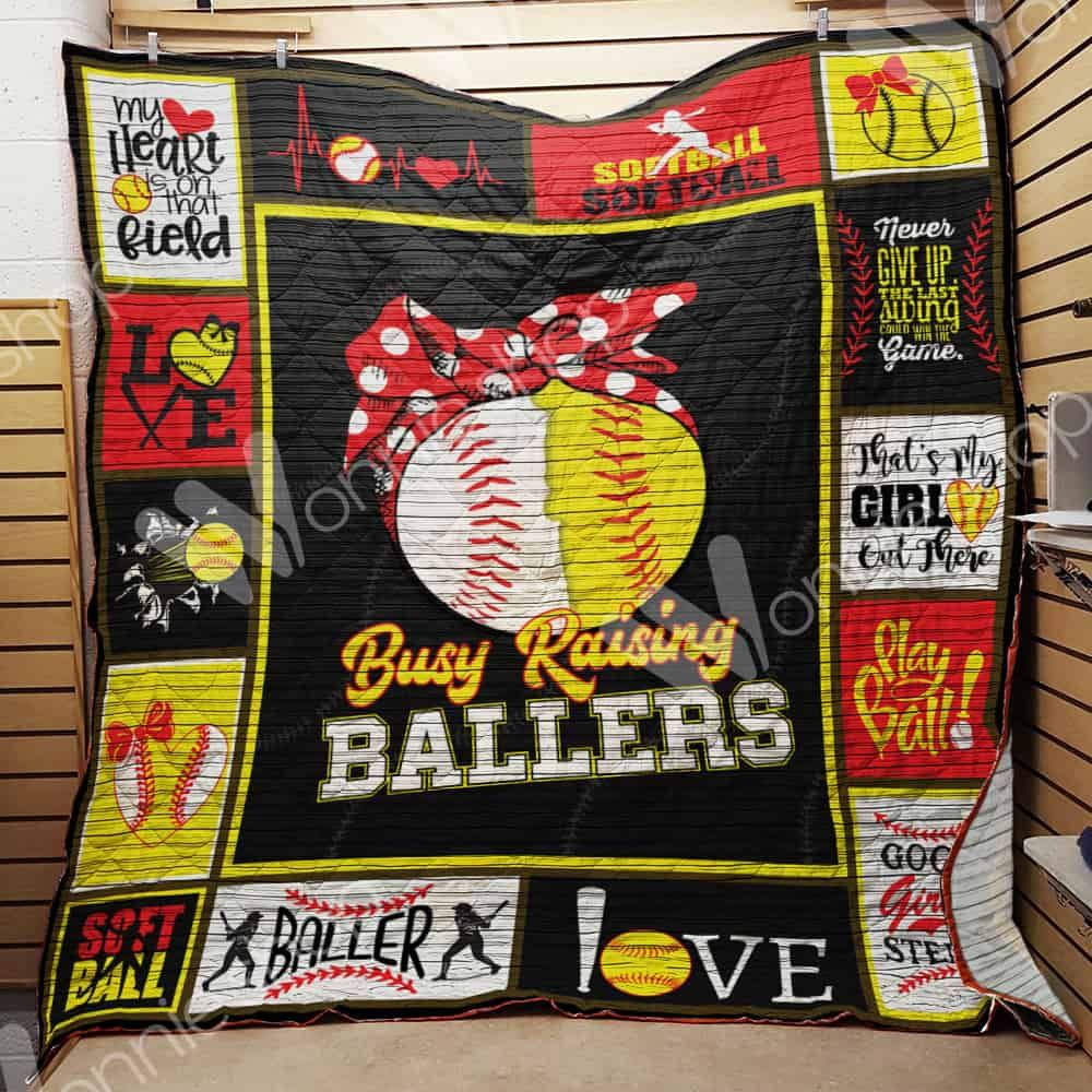 Softball Quilt Blanket DHC03021476TD