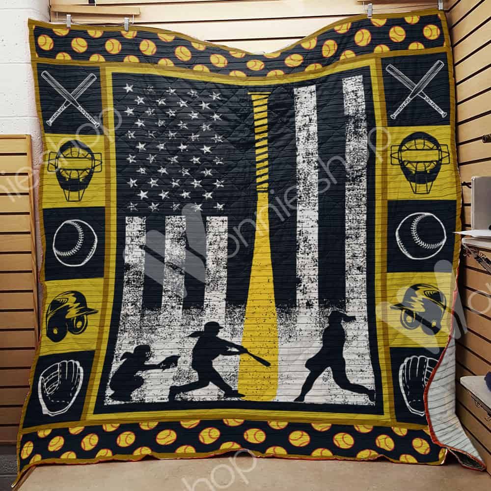 Softball Quilt Blanket DHC0302875TD