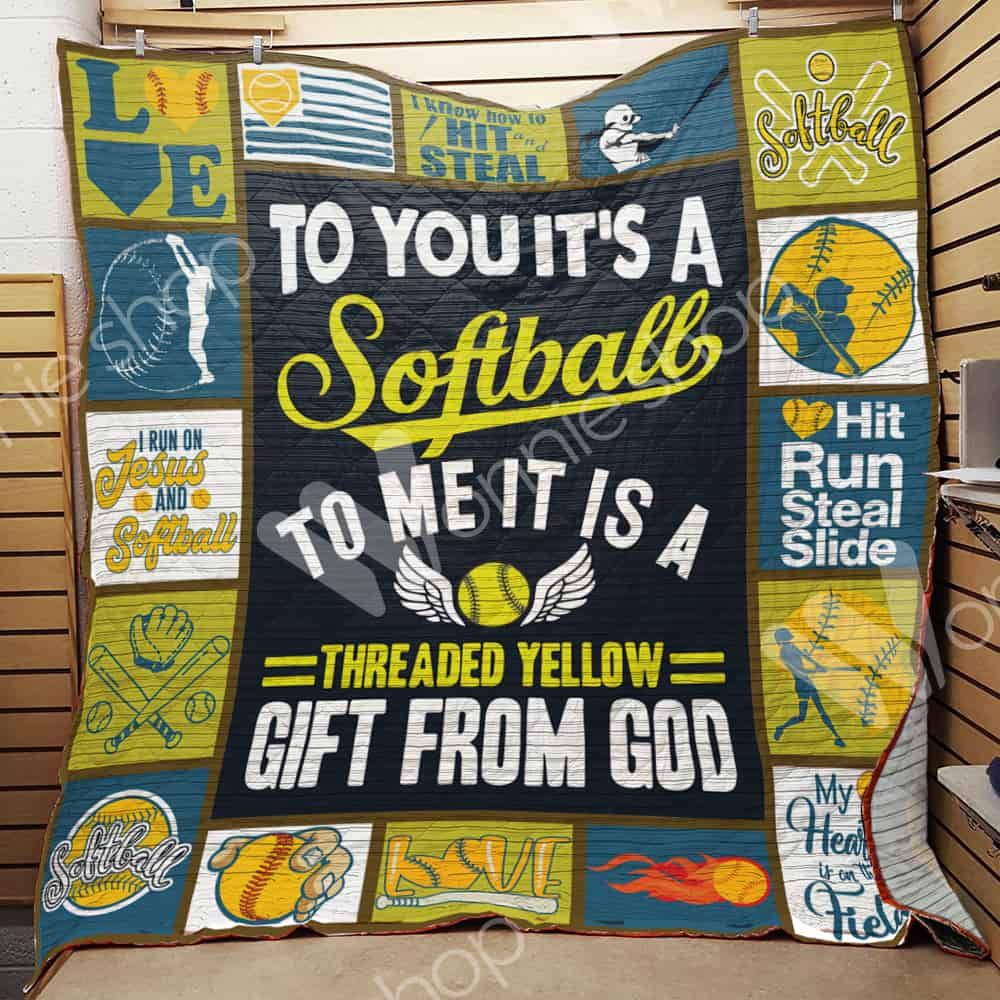 Softball Quilt Blanket DHC0302931TD