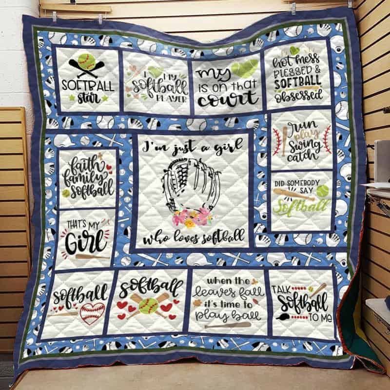 Softball Quilt Blanket DHC05021010TD