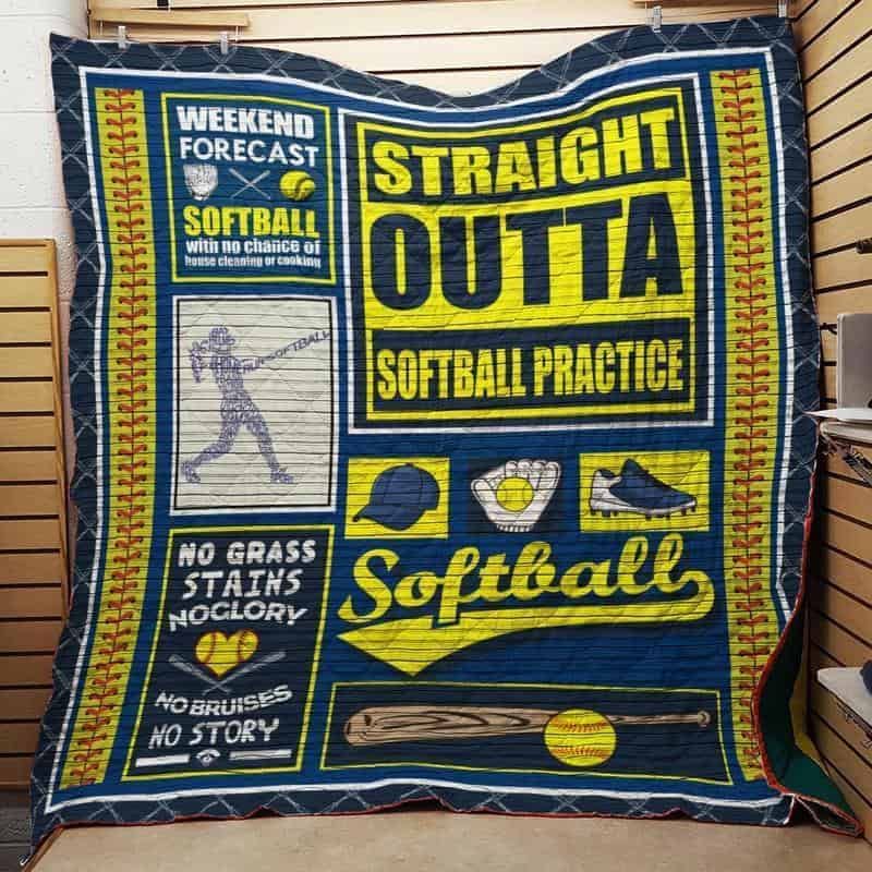 Softball Quilt Blanket DHC05021016TD