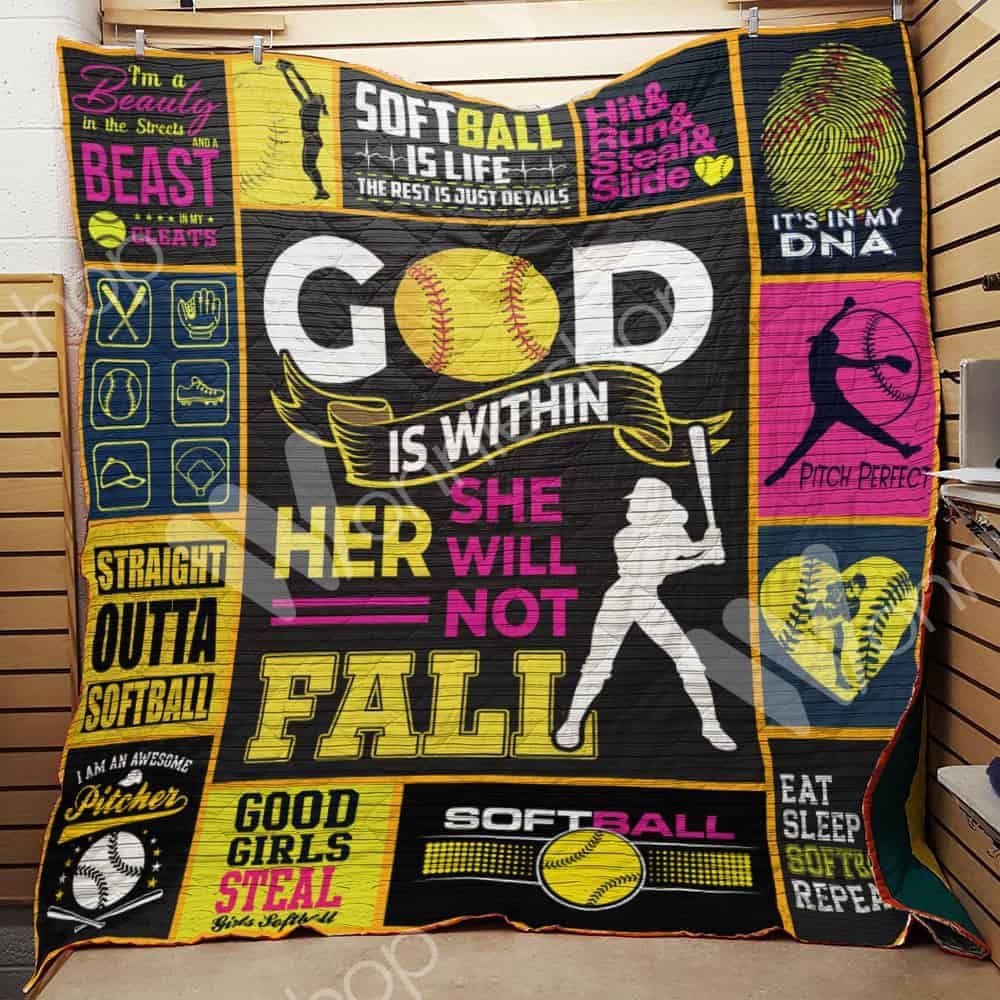 Softball Quilt Blanket DHC0502502TD