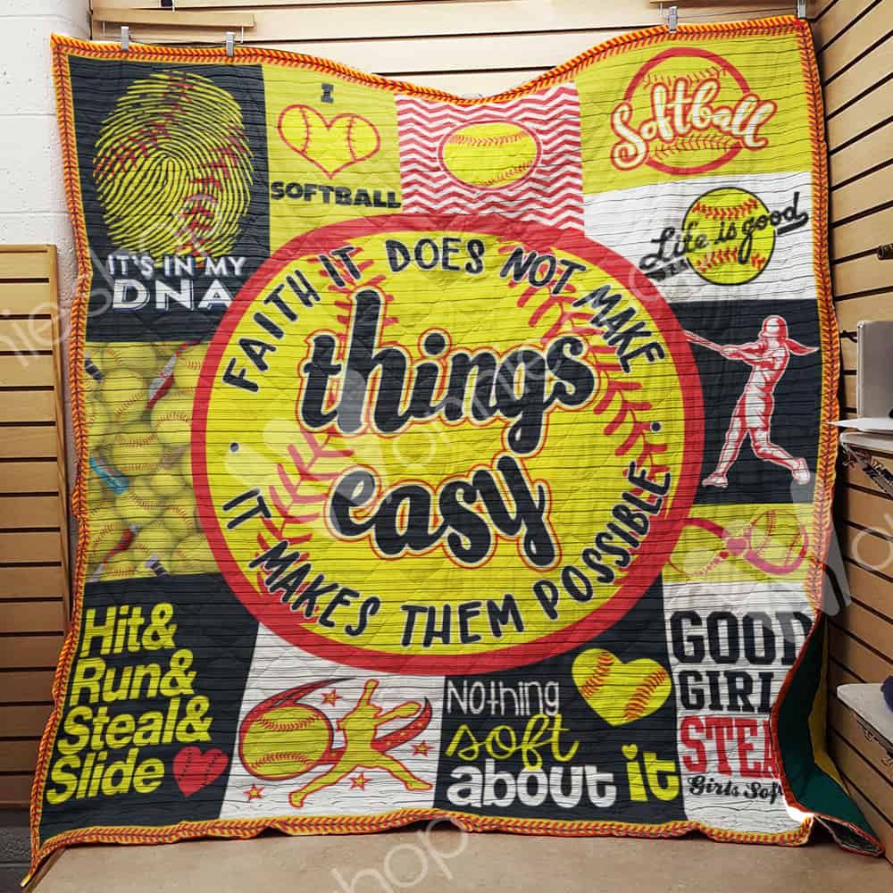 Softball Quilt Blanket DHC0502543TD