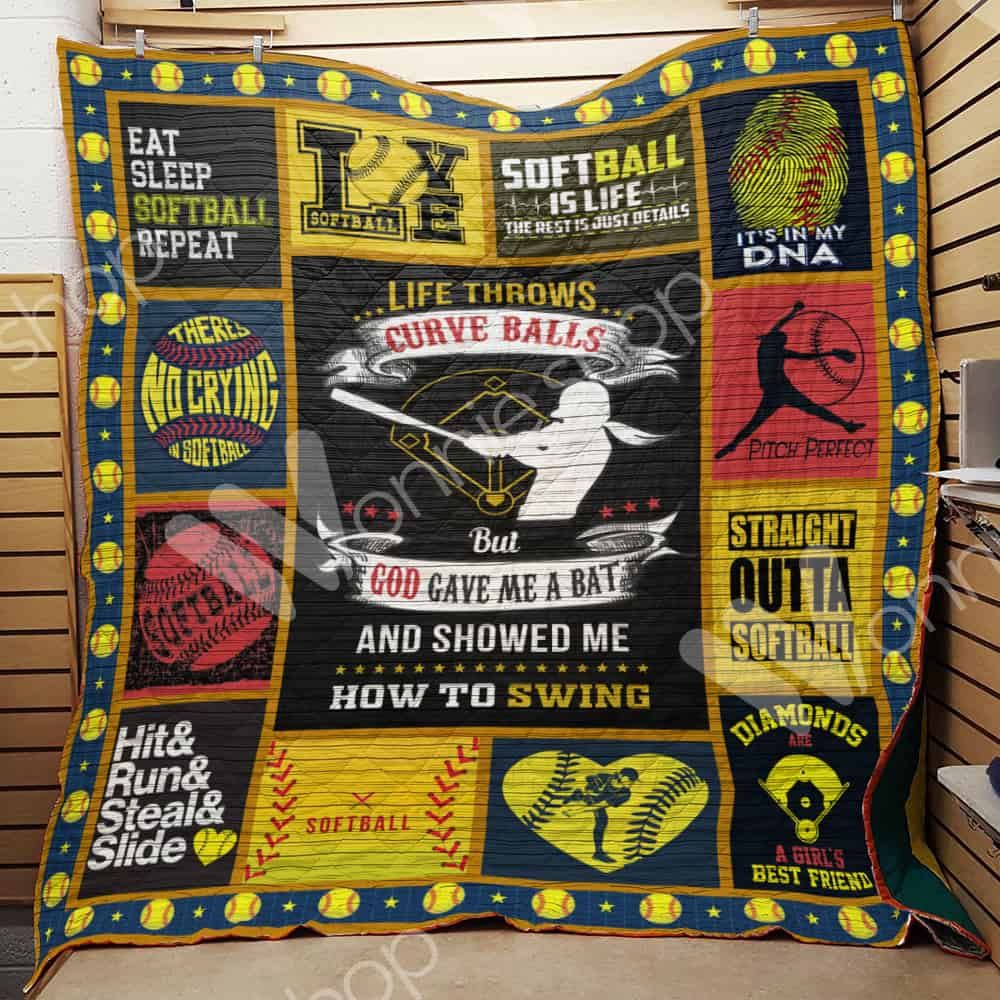 Softball Quilt Blanket DHC0502549TD