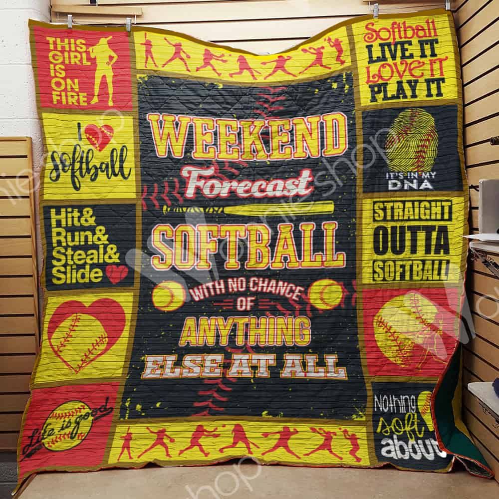Softball Quilt Blanket DHC0502556TD