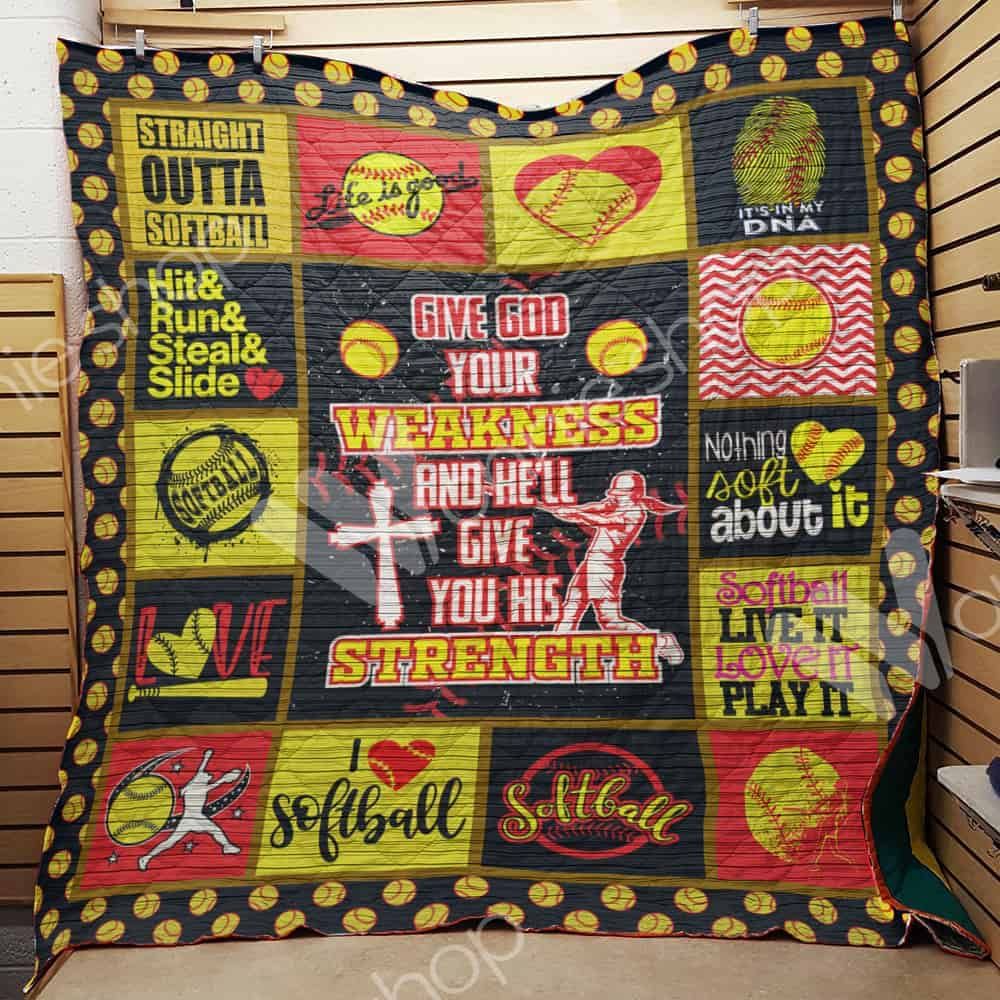 Softball Quilt Blanket DHC0502560TD