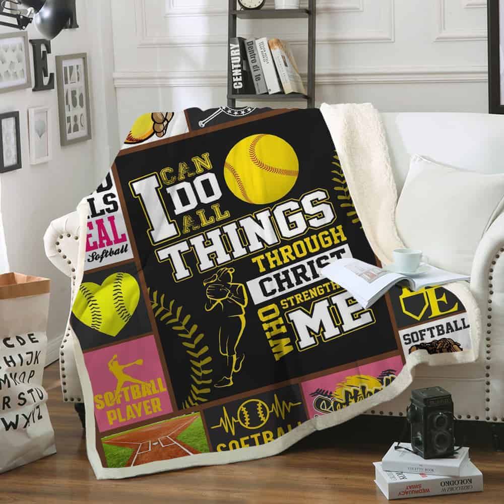 Softball Quilt Blanket DHC0502615TD