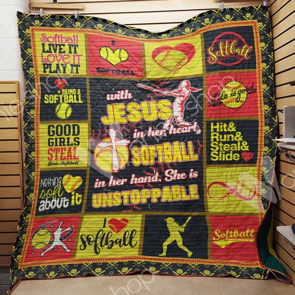 Softball Quilt Blanket DHC0502634TD