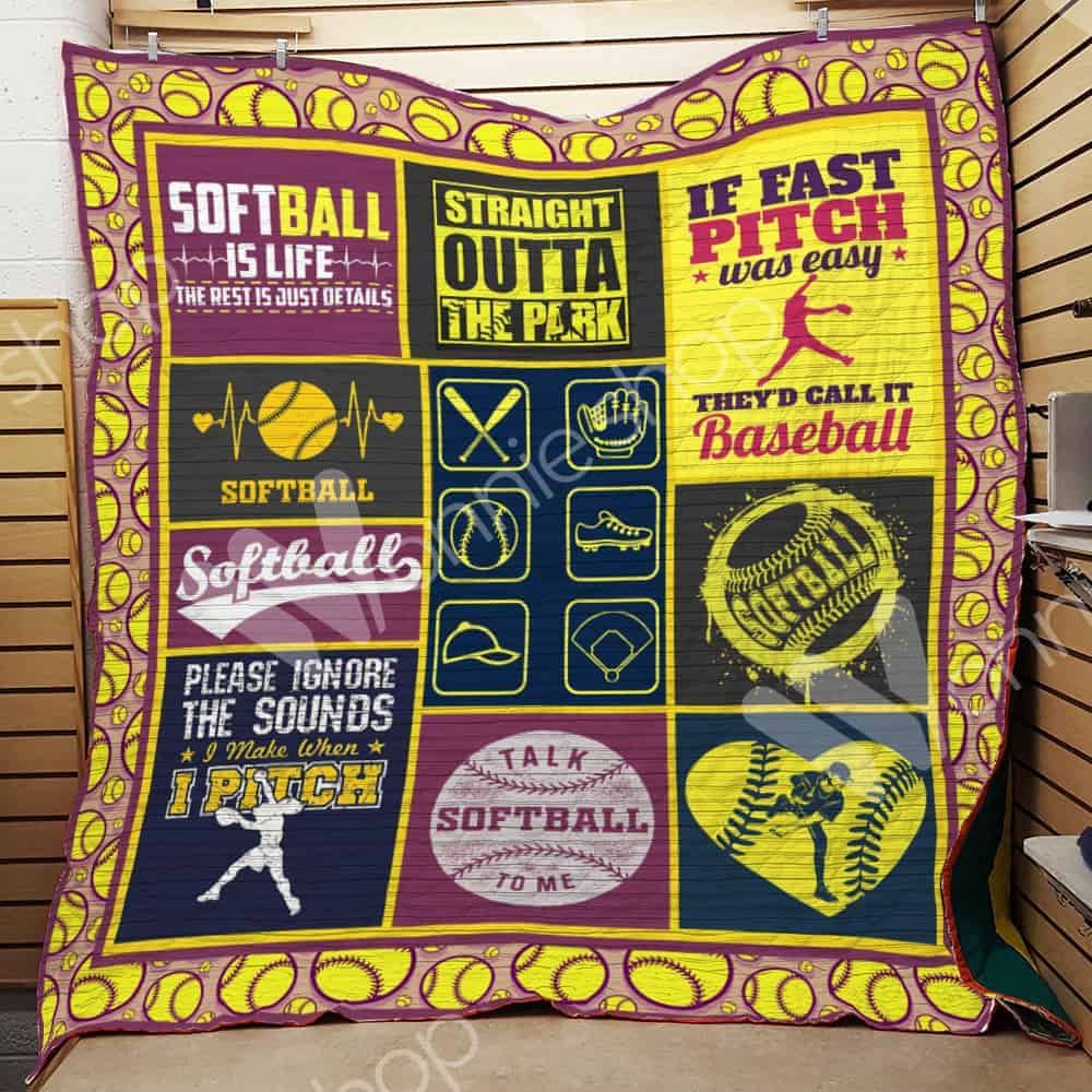 Softball Quilt Blanket DHC0502662TD