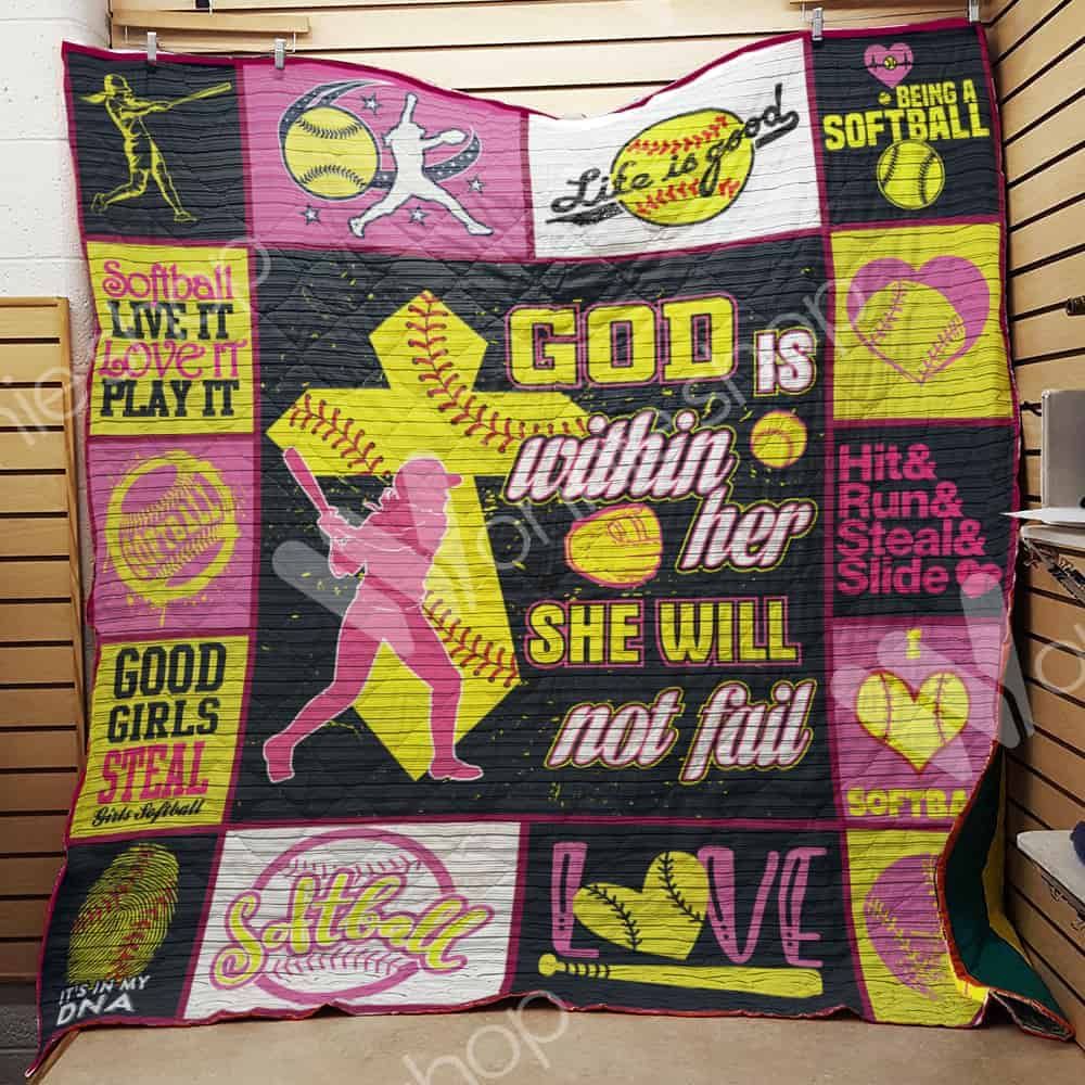 Softball Quilt Blanket DHC0502666TD