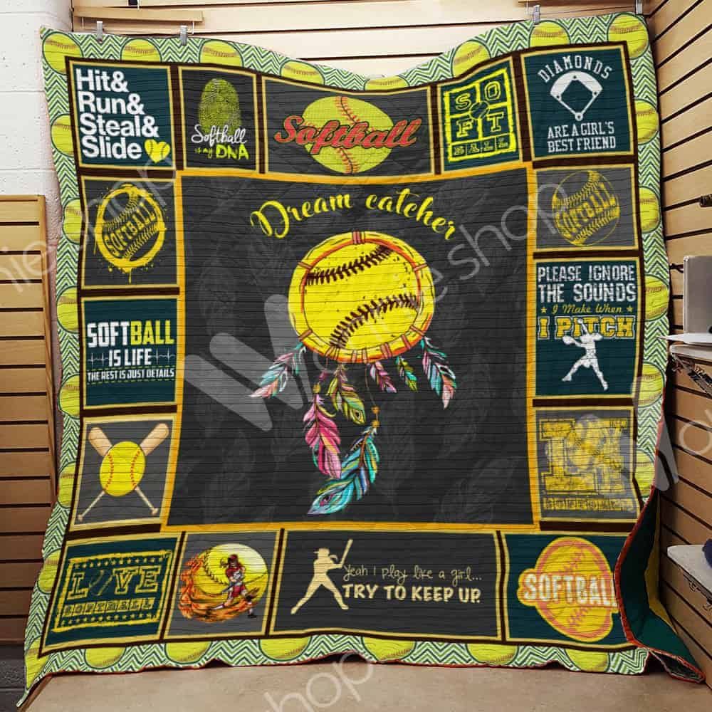 Softball Quilt Blanket DHC0502676TD