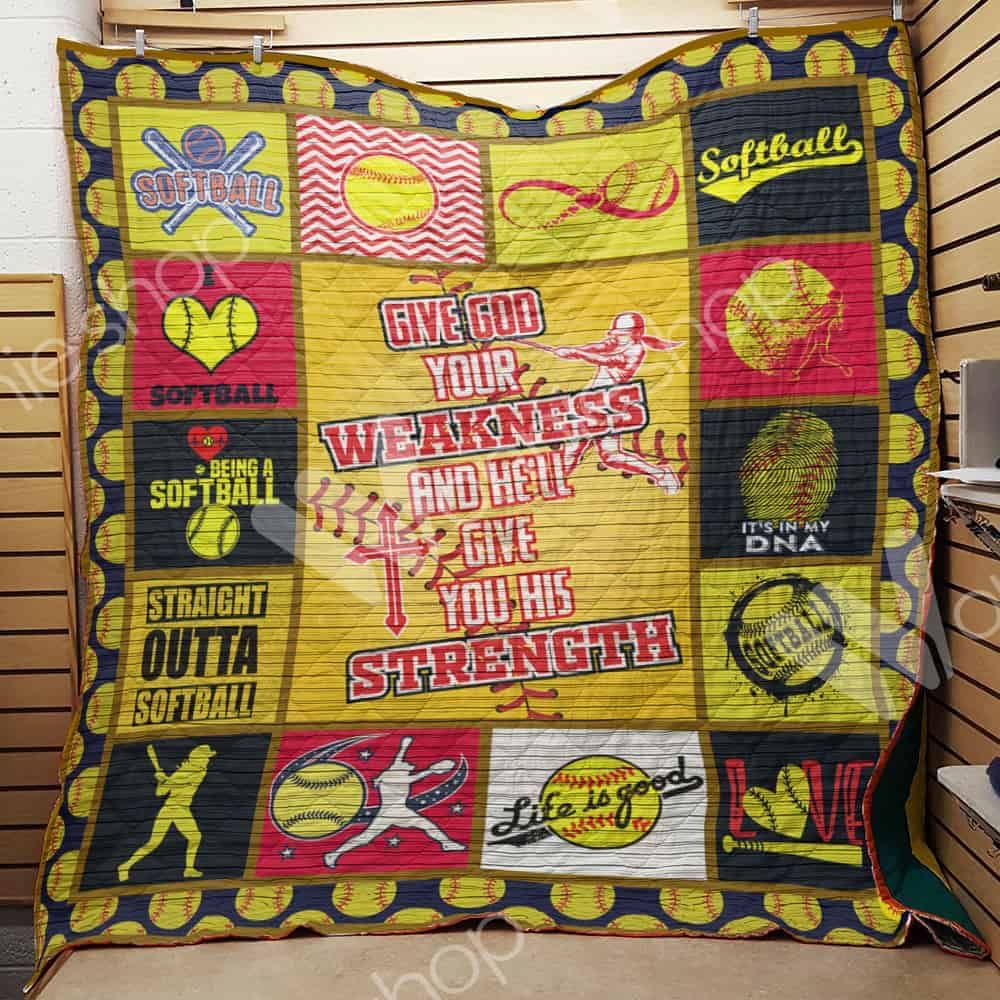 Softball Quilt Blanket DHC0502706TD