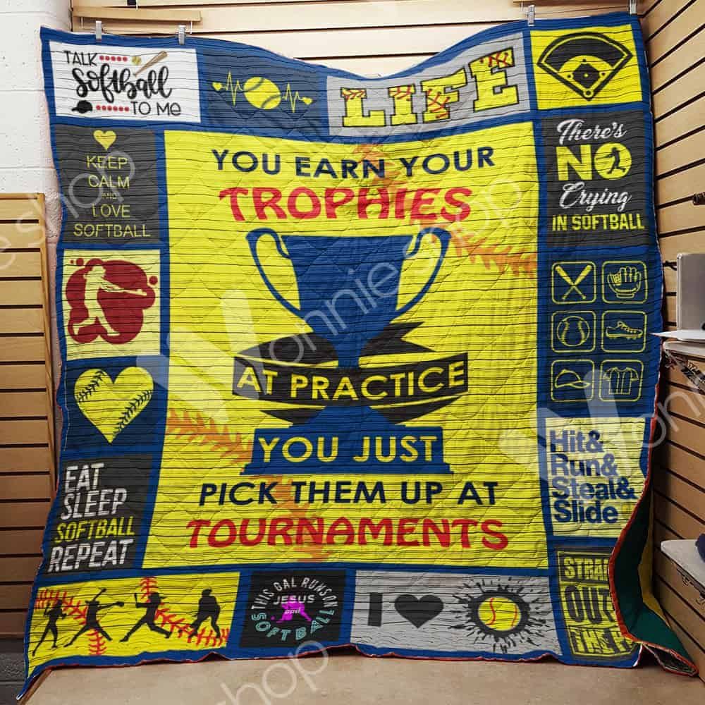 Softball Quilt Blanket DHC0502748TD
