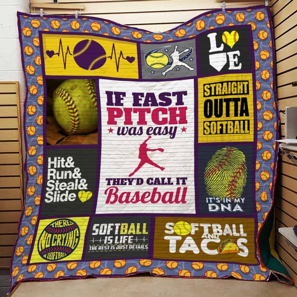 Softball Quilt Blanket DHC0502854TD
